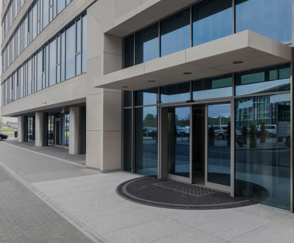 Front entrance to Coakley Realitys office