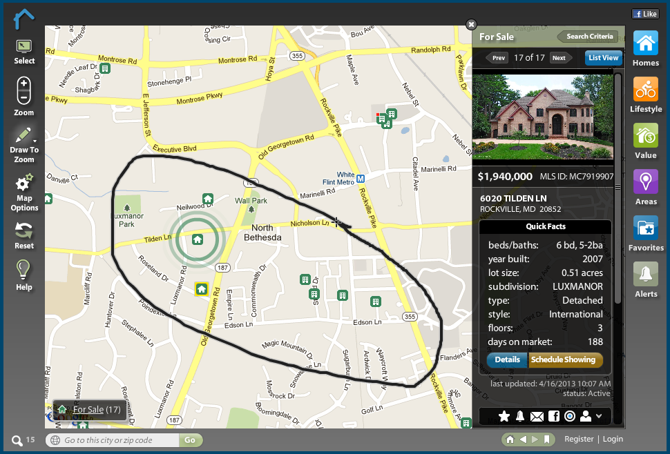 Property Search Interactive Map MD, VA & DC Coakley Realty